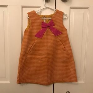 Yellow and Orange Toddler Dress / Size 4-5